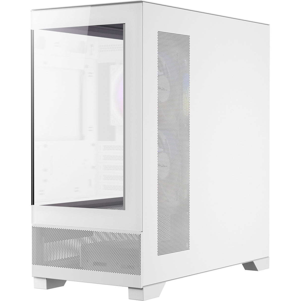 Boîtier mini tour Antec cx500m argb (blanc | 2x USB-A | 1x USB-C | verre trempé)