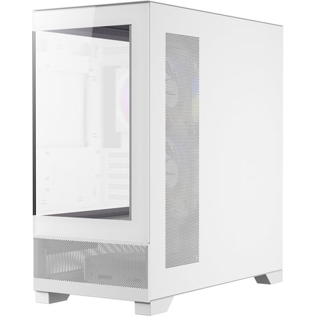 Boîtier mini tour Antec cx500m argb (blanc | 2x USB-A | 1x USB-C | verre trempé)