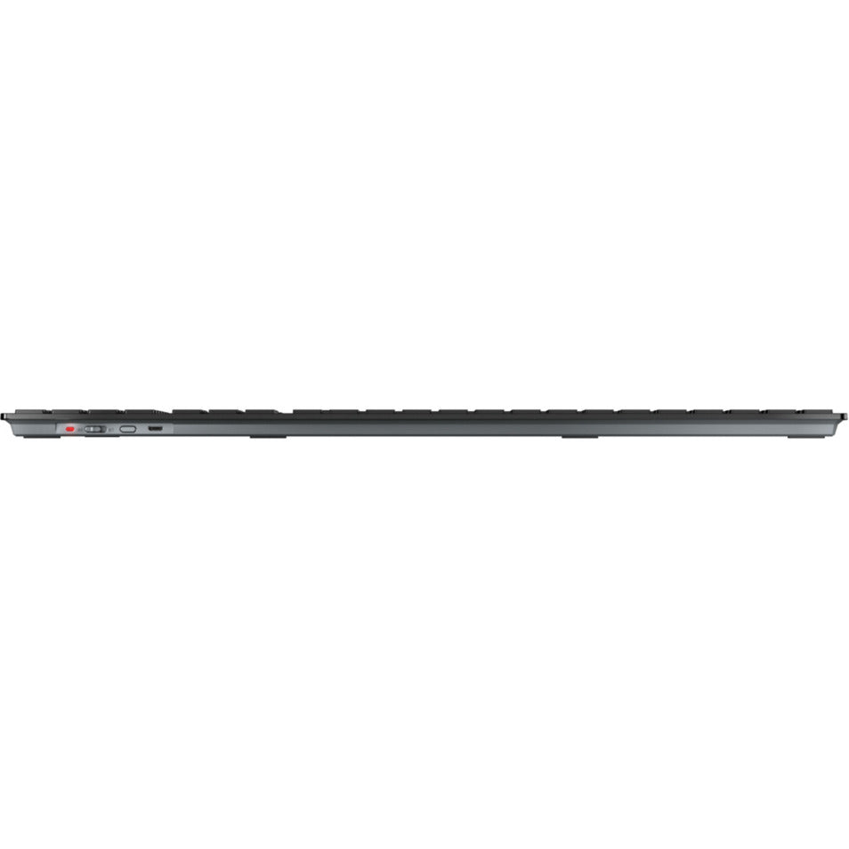 Cherry dw 9500 slim, ensemble de bureau (noir argenté, disposition européenne (qwerty), commutateurs à ciseaux, 3 000 dpi, Bluetooth 4.2 2,4 GHz)