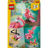 Lego ® Creator 3en1 Animaux sauvages : ensemble flamant rose - 31170