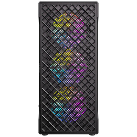 Boîtier tour midi Antec vx320 argb (noir | 3x usb-a | verre trempé)