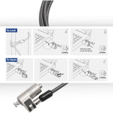 Verrou pour ordinateur portable act ac9030 gris 2000 mm