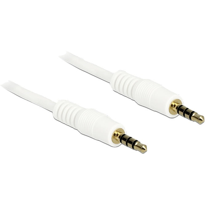 Delock Câble 3,5 mm mâle > 3,5 mm mâle (blanc, 5 mètres)