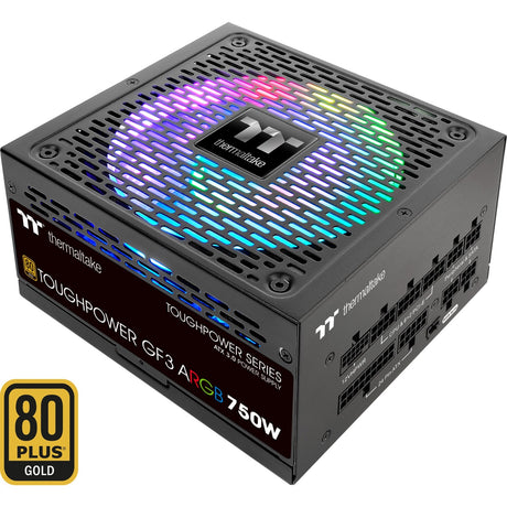 Thermaltake ToughPower GF3 ARGB Gen 5 EU Alimentation modulaire 750 watts (noir, 4x PCIe)
