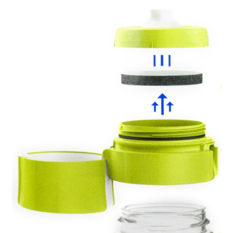 Gourde Brita Fill Go Vital de 0,6 litre (citron vert transparent)