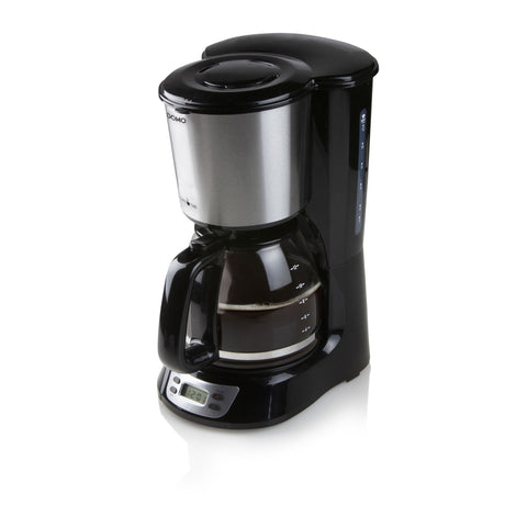 Cafetière Domo avec minuterie et affichage machine à café filtre do708k (noir, 1.5 litres)