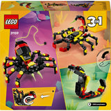 Lego Creator 3en1 Animaux sauvages : araignée passionnante - 31159
