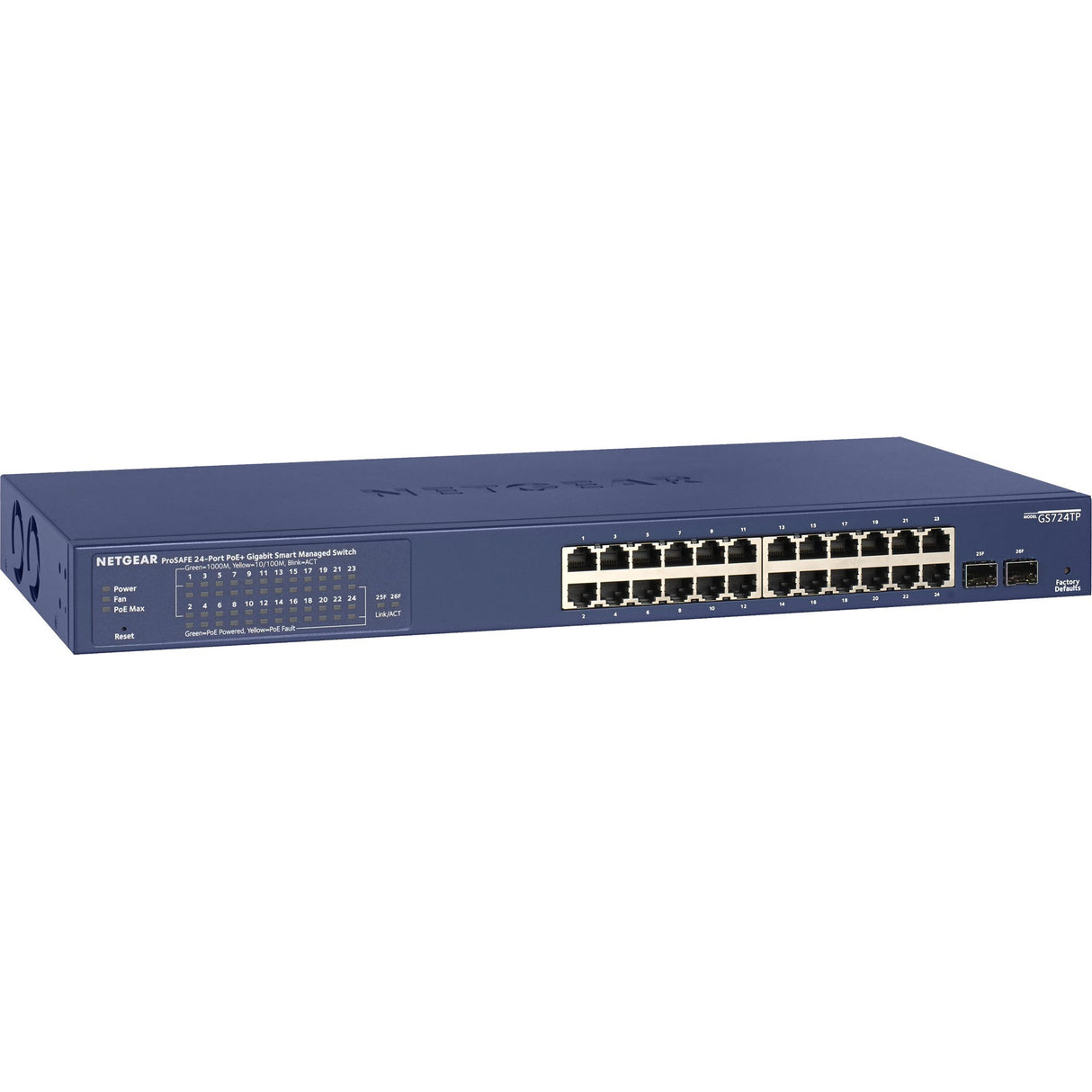 Commutateur Netgear gs724tpv3 (bleu)