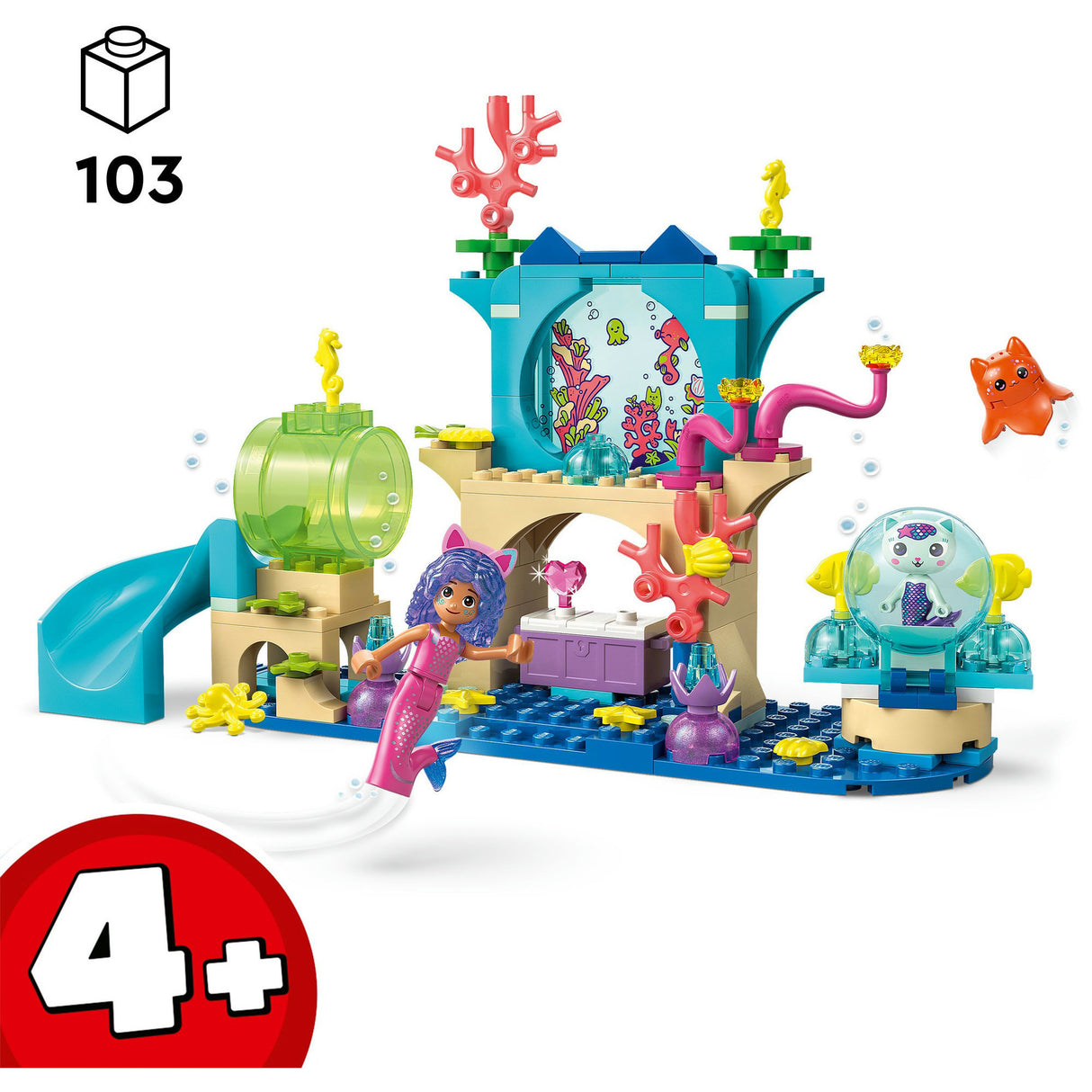 Lego Gabby's Dollhouse 11204 L'aventure de l'aquarium de la sirène Gabby