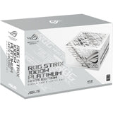 Alimentation modulaire Asus rog strix platine blanc édition 1000 watts (blanc, 1x 12v-2x6, 4x pcie)