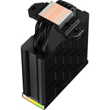 Deepcool AK400 Refroidisseur de processeur RVB numérique (noir, connecteur de ventilateur PWM à 4 broches)