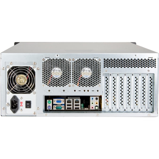Boîtier rack Chenbro rm42300 (noir argent | 2x USB-A 3.2 (5 Gbit s))