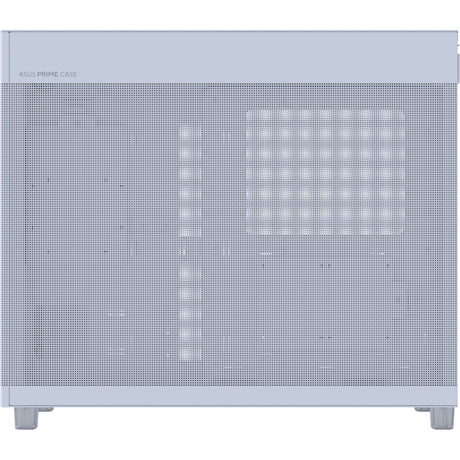 Asus prime ap303 - mesh panel midi tower behuizing (wit | 2x usb-a | 1x usb-c)