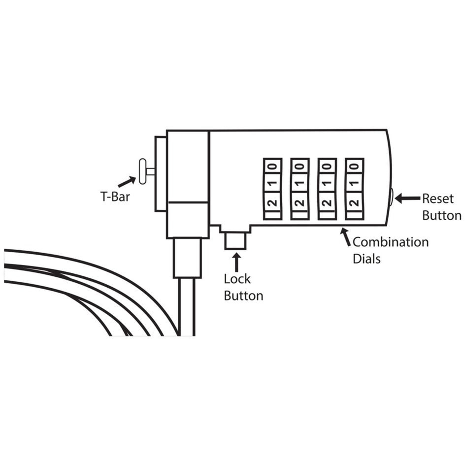 Act Connectivité Locktop Lock avec code numérique AC9015