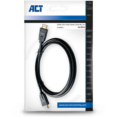 Act Connectivité 2 mètres HDMI 8K Ultra High Speed ​​Cable V2.1 HDMI-A