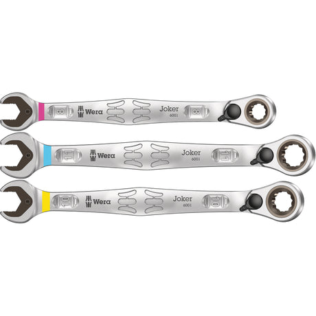 Wera 9733 insert en mousse avec jeu d'interrupteurs joker 6001 1, clé 11 pièces (gris noir)