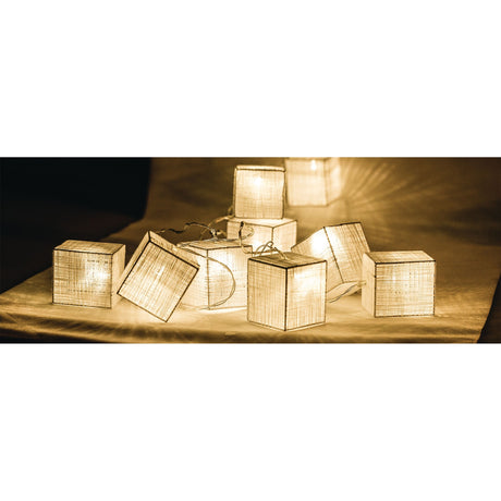 Guirlande lumineuse HQ carrée 10 LED éclairage d'ambiance