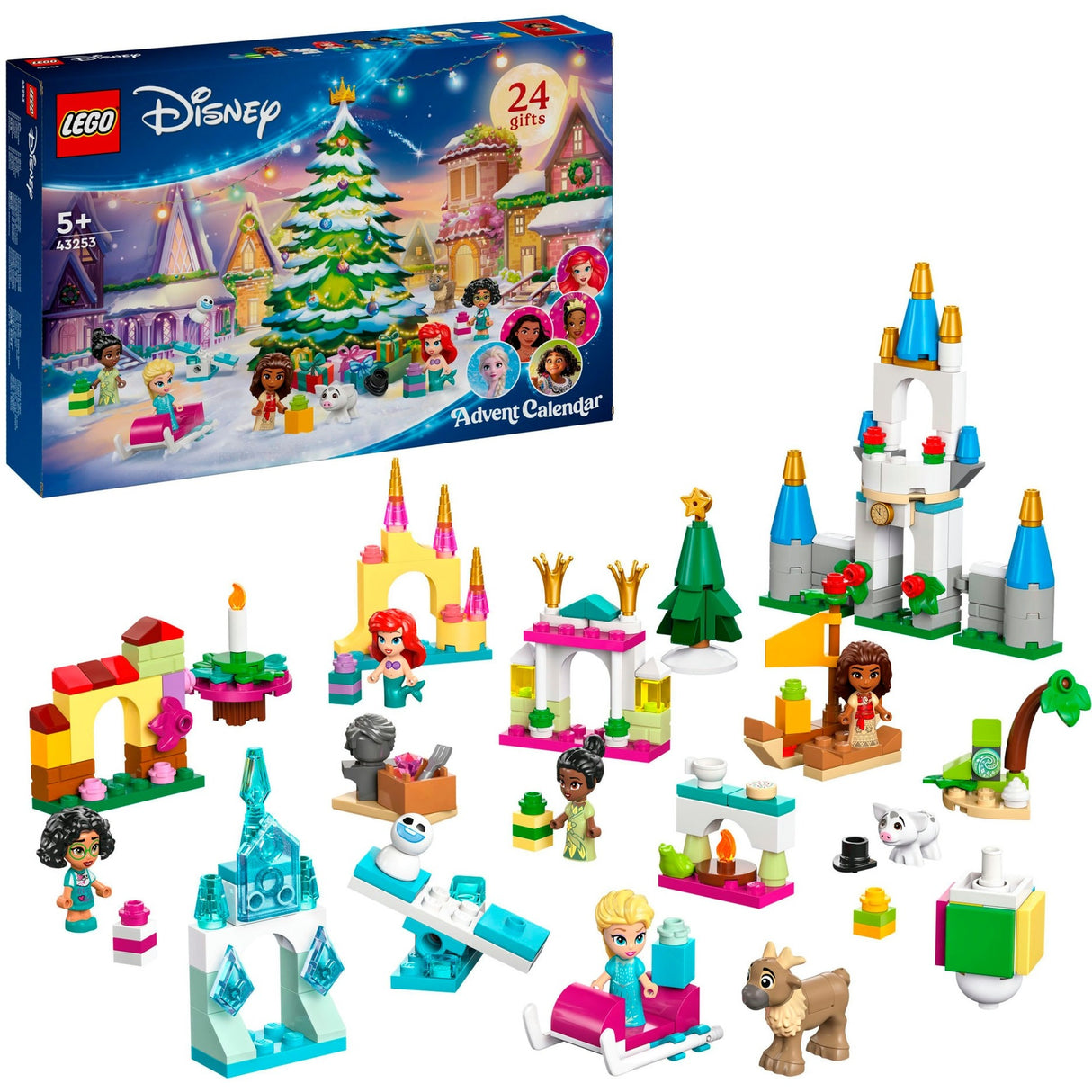 Lego disney - calendrier de l'avent 2024 jouets de construction (43253)