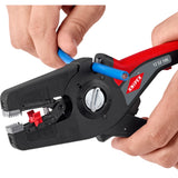 Pince à dénuder automatique Knipex | longueur 195 mm | 0,08-16 (AWG 28-5) mm² | 1 pièce - 12 52 195 - 12 52 195