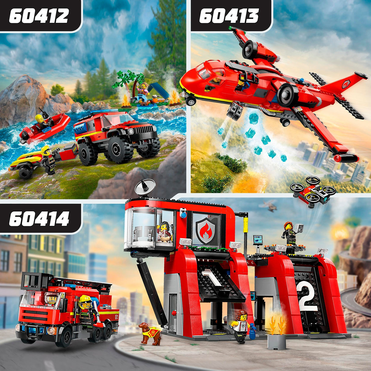 Lego Lego City 60414 Fragrine and Fire