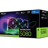 Carte graphique Pny Geforce RTX 5080 Arbb OC (DLSS 4, 3x Display Port, 1x HDMI 2.1)