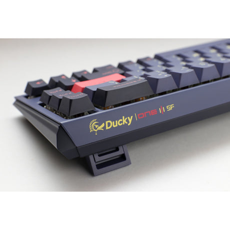 Clavier mécanique Ducky one 3 cosmic blue SF RGB (bleu foncé, disposition US (Qwerty), Cherry MX Red, 65 %, LED RVB, PBT double-shot, remplaçable à chaud, mécanique Quack)