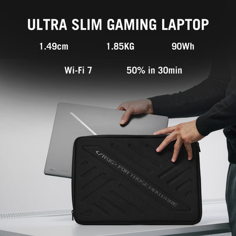 Ordinateur portable de jeu Asus rog zephyrus g16 gu605cm-qr026w 16 (gris foncé | ultra 9 285h | rtx 5060 | 16 go | SSD 1 to)