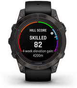 Garmin fenix® 7 pro - édition saphir solaire 47 mm - montre intelligente multisport GPS