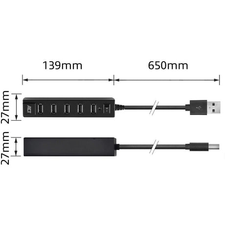 Acte hub USB ac6215 noir
