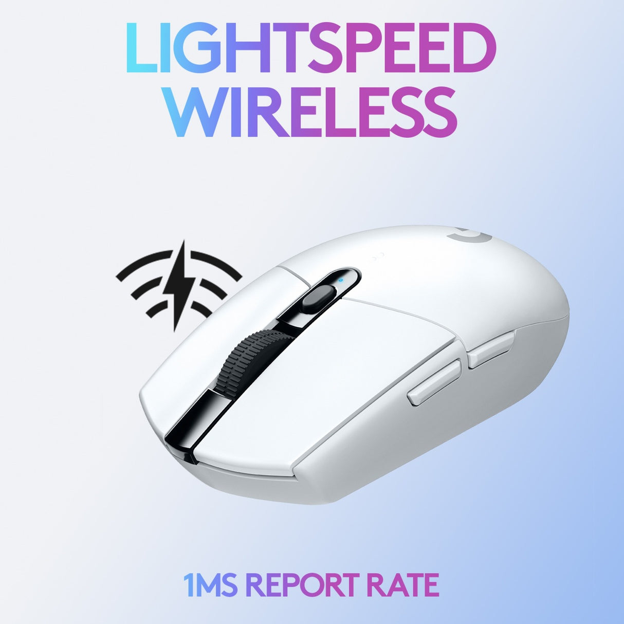 Souris de jeu sans fil Logitech g305 lightspeed (blanc, 200 – 12 000 dpi)