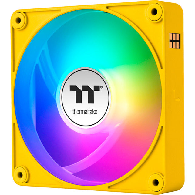 Thermaltake ct120 ex argb sync pc cooling fan bumblebee (3-fan pack) case fans (geel, 3 stuks, 120 x 120 x 25 mm, pwm)