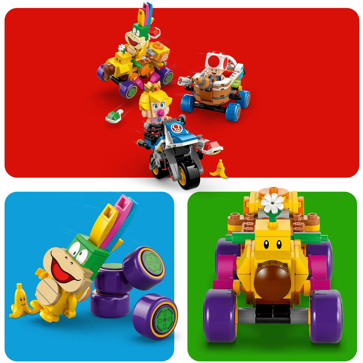 Lego Super Mario 72036 Mario Kart Baby Peach et Grand Prix