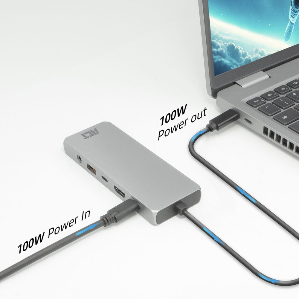 Station d'accueil Act Connectivité USB-C 4K 8K 60Hz
