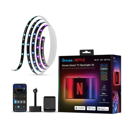 L'éclairage des téléviseurs intelligents Govee est important - Rétroéclairage 55-65 pouces 3s - Édition Netflix