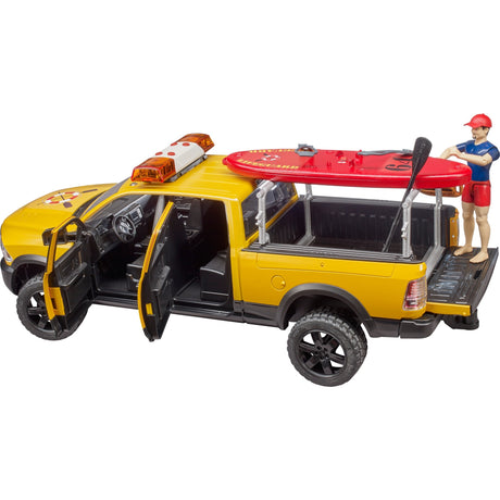 Voiture de brigade de sauvetage Bruder Dodge Ram 2500 avec modèle de véhicule de sauveteur (02506)