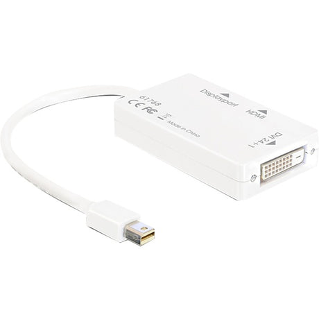 Delock adaptateur mini displayport vers displayport hdmi dvi (blanc)
