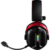 Casque de jeu supra-auriculaire sans fil Mchose s9 pro (noir rouge, ordinateur portable, smartphone, commutateur Playstation, Bluetooth filaire type-c 2,4 g)