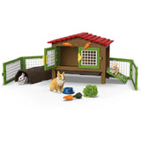Clapier à lapin Schleich Farm World 42728