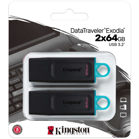 Kingston DataTraveler Exodia 64 Go 2 pack