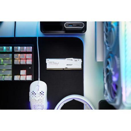 Kingston Fury 16 Go de RAM DDR5-5600 (blanc, KF556C40BWA-16, Beast RGB, XMP)