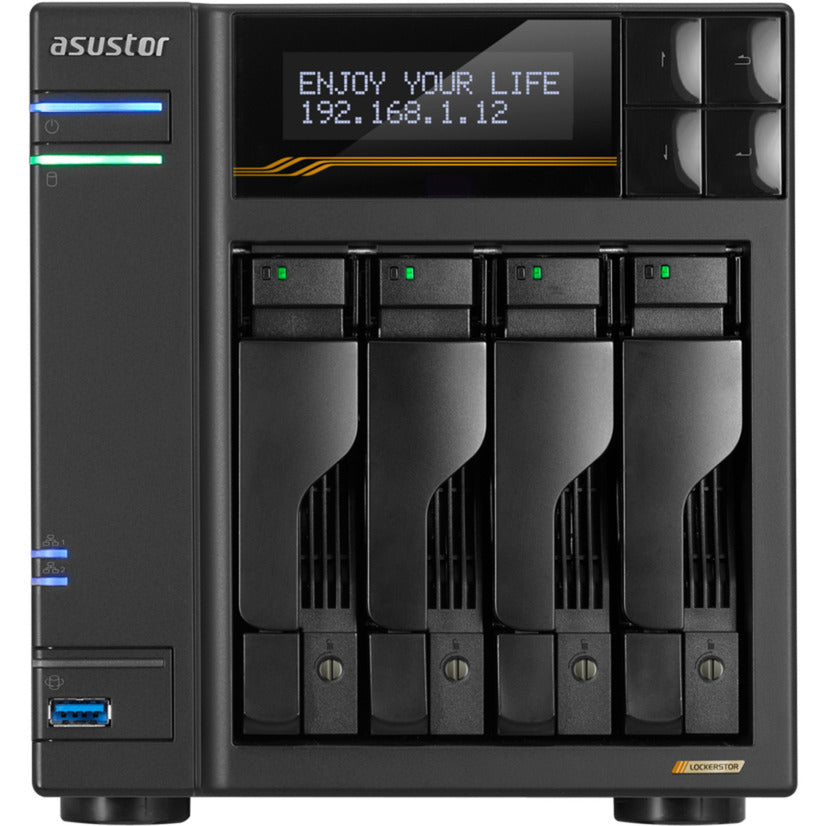Casiers Asustor 4 as6804t nas (noir)