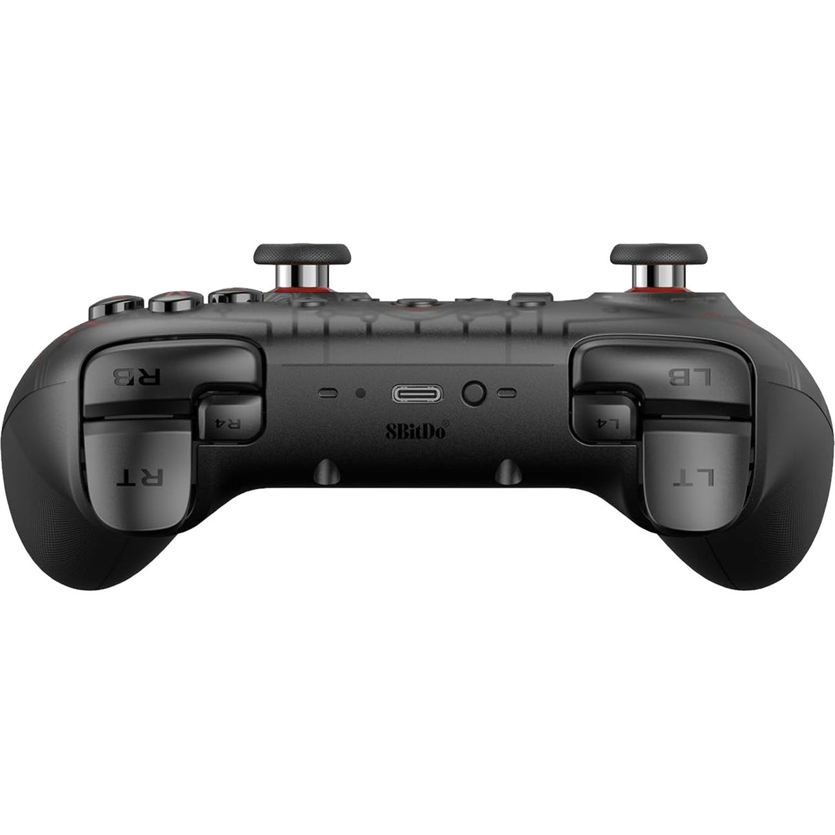 8bitdo ultime 2c sans fil - mythe noir : manette de jeu wukong (noir rouge)