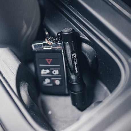 Lampe de poche clé Ledlenser p3 (noir, 130 lm, 6000-7500k)