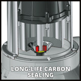 Pompe à eau sale Einhell GC-DP 7035 N Eco Plus (acier inoxydable rouge)