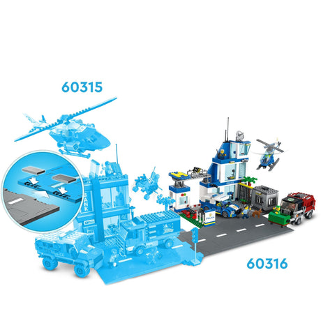 Poste de police de la ville Lego - 60316
