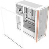 Thermaltake s370 ws snow midi tower behuizing (wit | 2x usb-a | 1x usb-c | tempered glass)