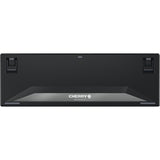 Cherry kw 550 mx lp, clavier (noir, disposition américaine, mx low profile 2.0 ivoire, 96%, led blanche, touches pbt)