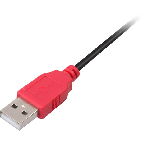 Delock 2x USB-A 2.0 mâle > Câble répartiteur USB mini 5 broches (noir rouge, 1 mètre)