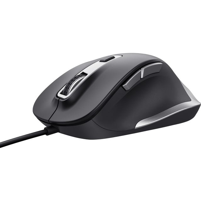 Souris filaire Trust fyda (gris noir, 600 - 5000 dpi)