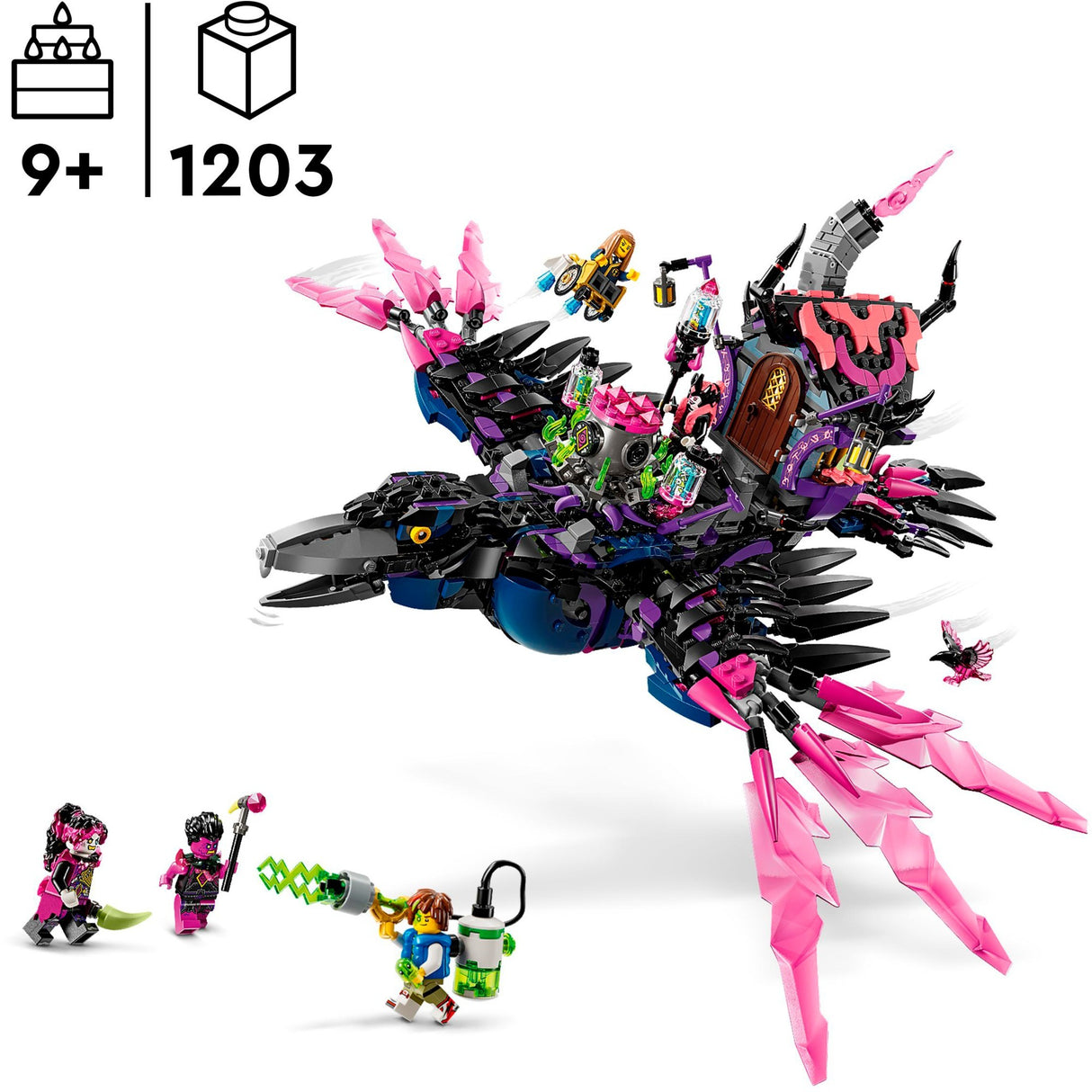 Lego dreamzzz 71478 le corbeau de minuit de la sorcière du Nether